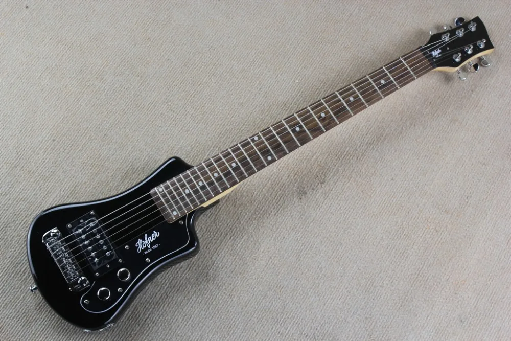 Завод+ BK/синий Hofner электрогитара мини Hofner путешествия легко взять гитара Hofner портативная гитара