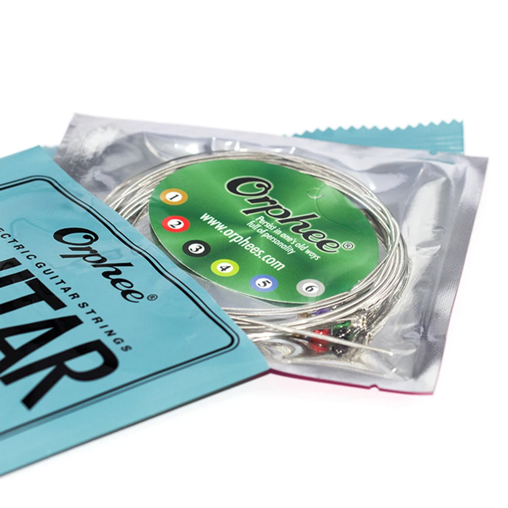 

5sets Rustproof For Beginner Electric Guitar Strings Colorful Ball-End Smooth