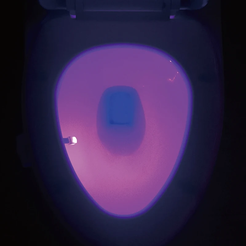 Светодиодный ночник WC Туалет водонепроницаемый PIP датчик движения Ванная комната Туалет свет ночная подсветка