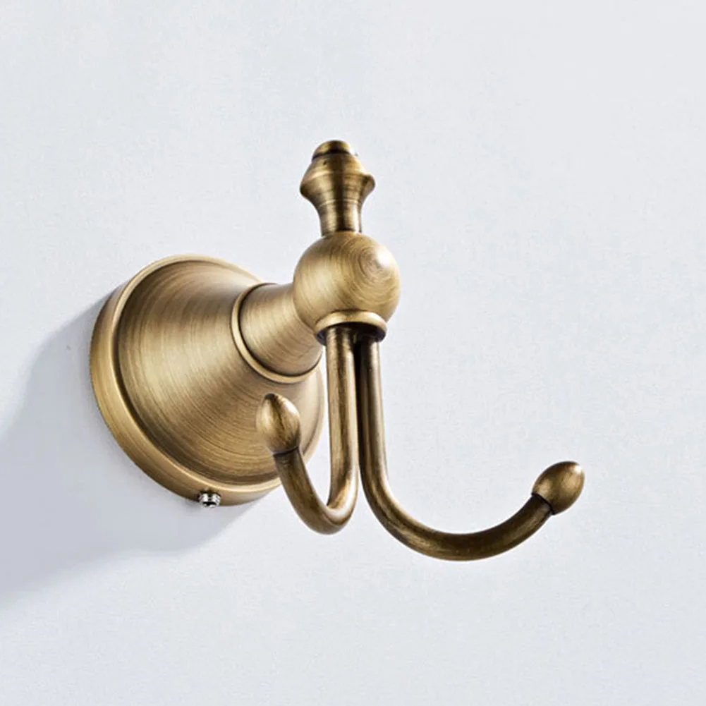

Scarf Coat Hat Brass Multifunction Hotel Kitchen Easy Install Modern Robe Hook Door Back Bedroom For Bathroom Home Wall Mounted