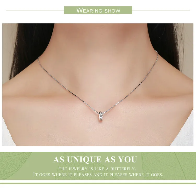

I Love You Forever Engrave Spacer Charm Beads Romantic 2021 New 925 Sterling Silverfit women Bracelet Bangles DIY Jewelry
