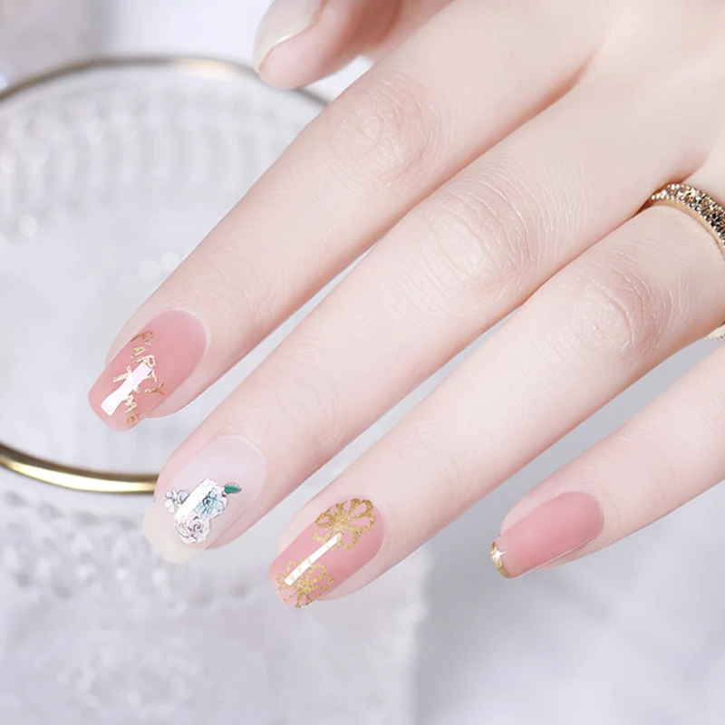 Beautilux 1шт Nail Art Штамповка Гель УФ -LED Ногти Печать Передача Замачивание Гелей Лак