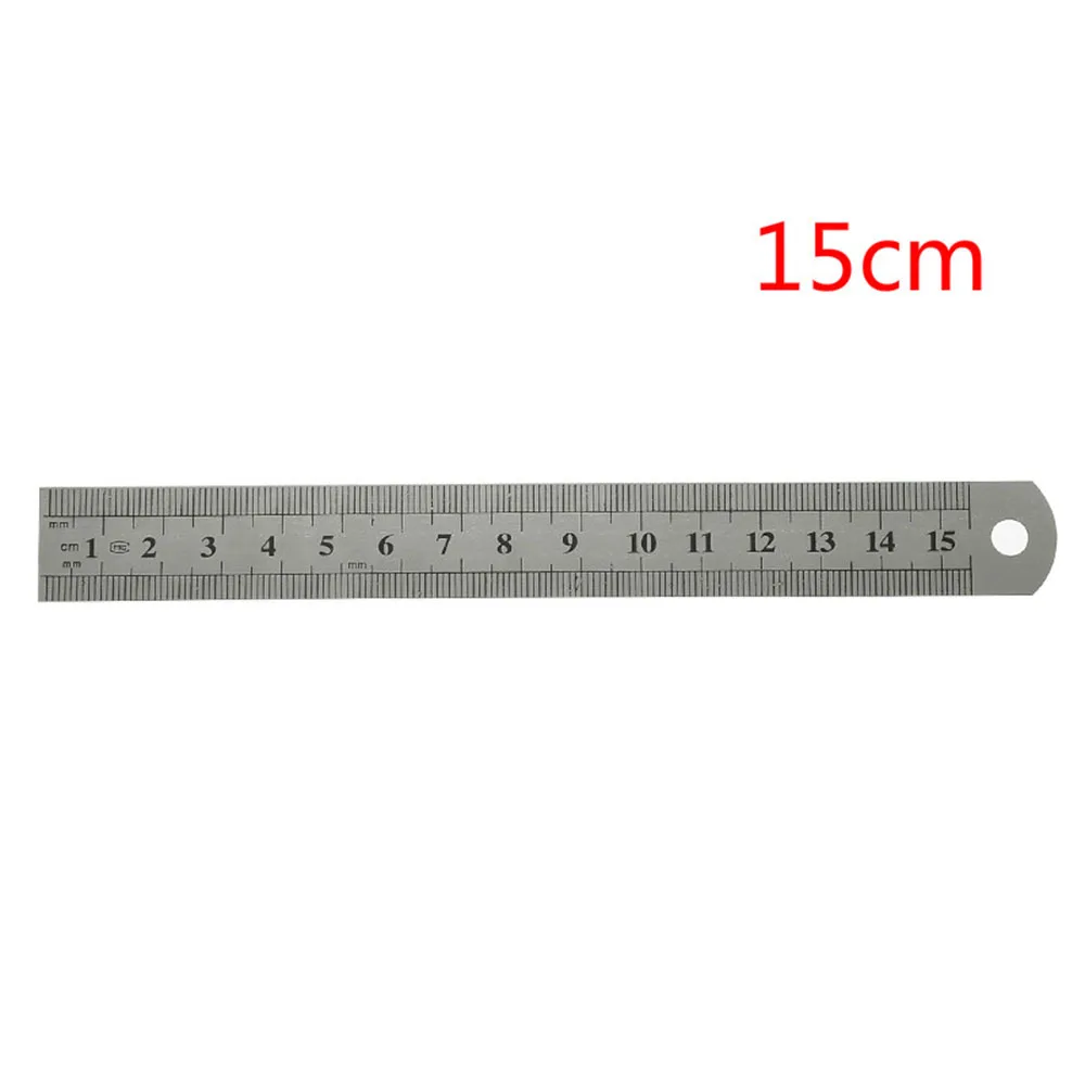 Sewing Foot 15-30cm Stainless Steel Metal Straight Ruler Tool Precision Double Sided Measuring | Инструменты