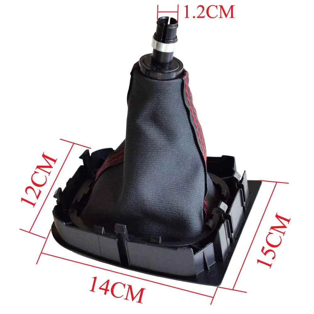 

5/6 Speed Car ABS Gear Shift Knob Stick Pen Leather Gaiter Boot Cover For Volkswagen Golf MK5 Manual Car Styling