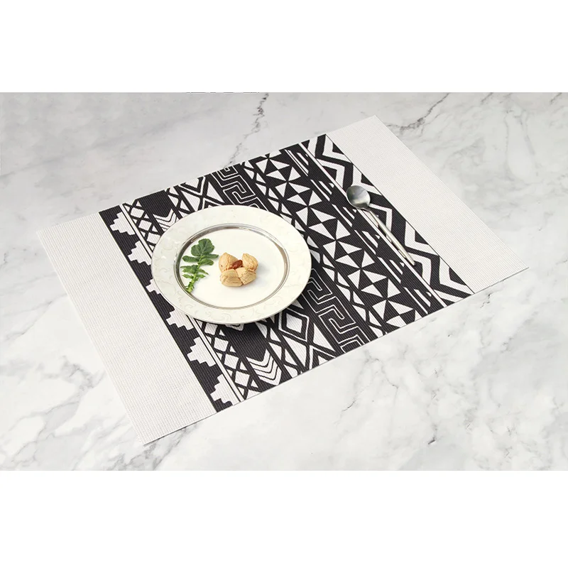 Салфетки набор из 4 коврики виниловые полиэстер Ретро богемный в этническом