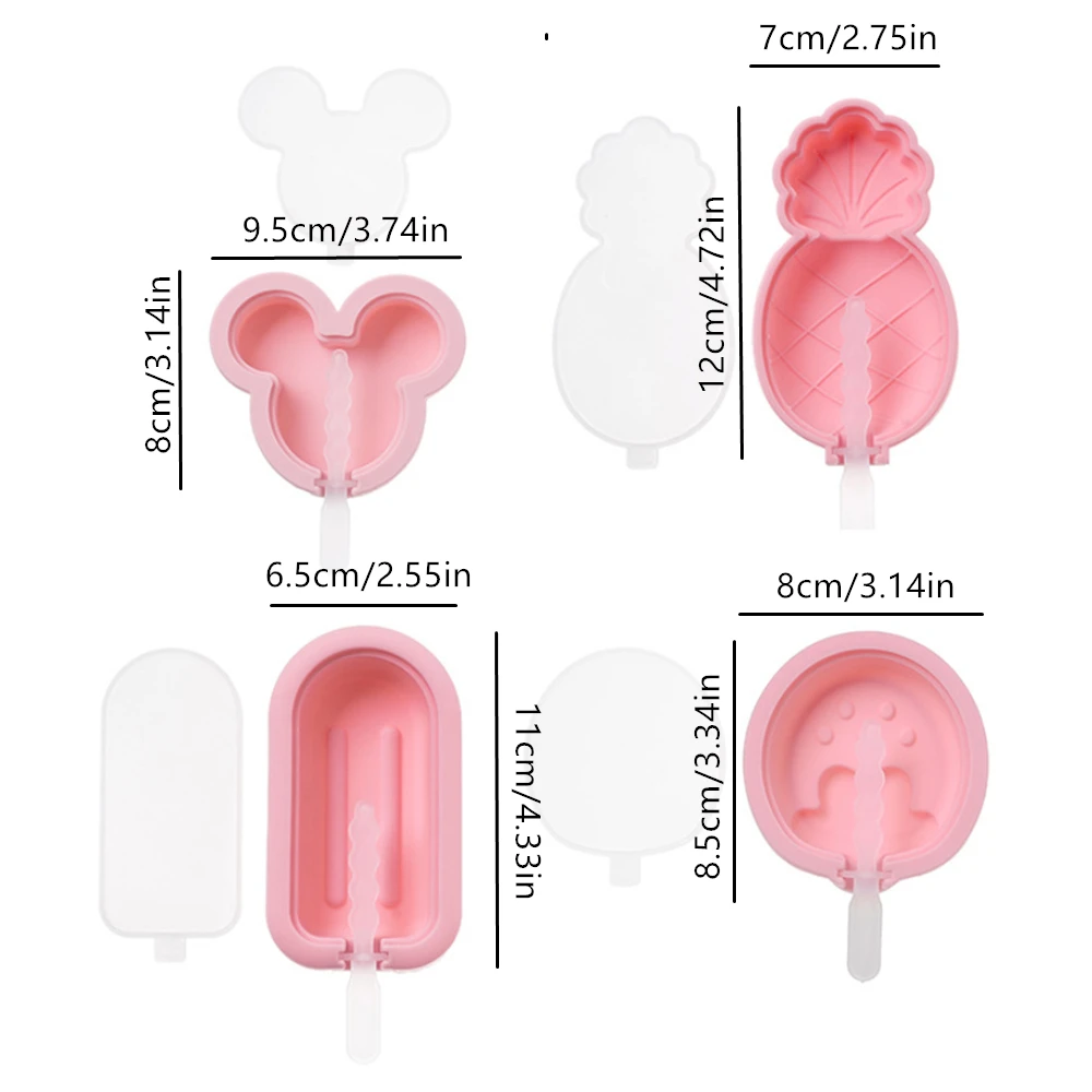 Форма для фруктового льда силиконовая форма в форме фруктов приготовления