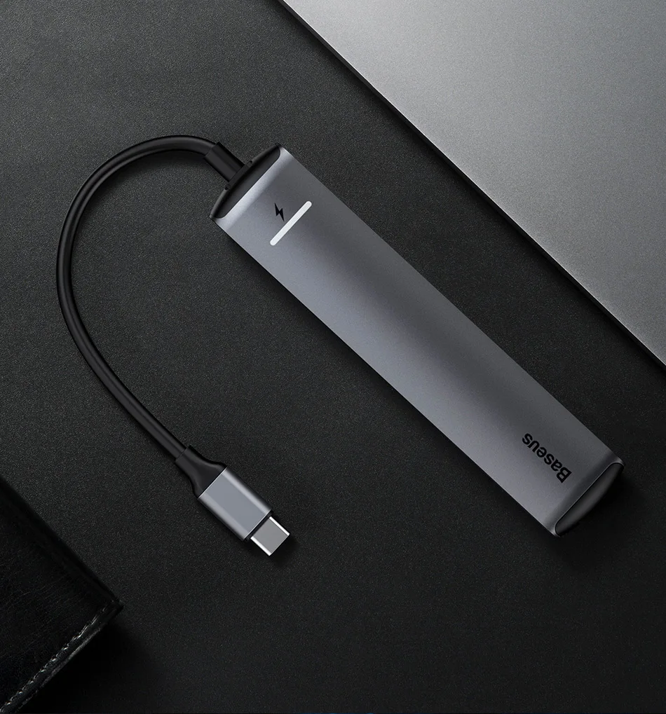 USB C концентратор Baseus type C для нескольких USB 3,0 концентратор HDMI адаптер док-станция для MacBook Pro huawei mate 30 USB-C 3,1 разветвитель порт type C концентратор