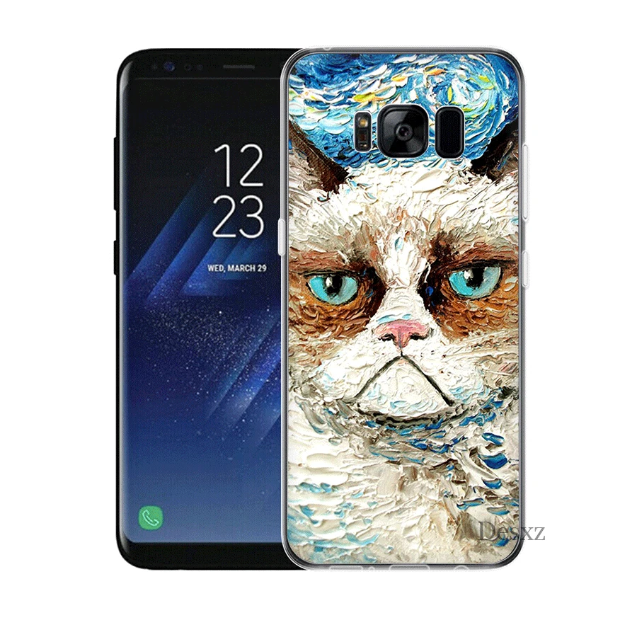 Чехол для мобильного телефона samsung Galaxy J7 J6 J5 J3 J2 J1 Prime жесткий чехол Munch Van Gogh Shell