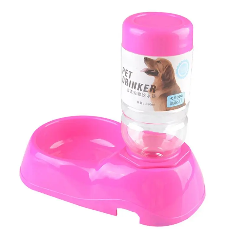

Pet Automatic Food Water Dispenser Puppy Kitten Feeder Bowl Dog Cat Drinker Dish