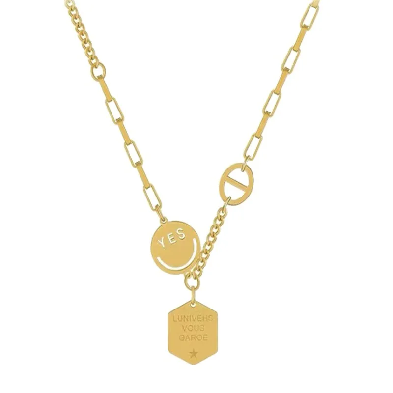 

Vintage Trendy Necklace For Women Korean Style Elegant Chain Necklace Pendant Choker Fashion Jewelry Gift 2021