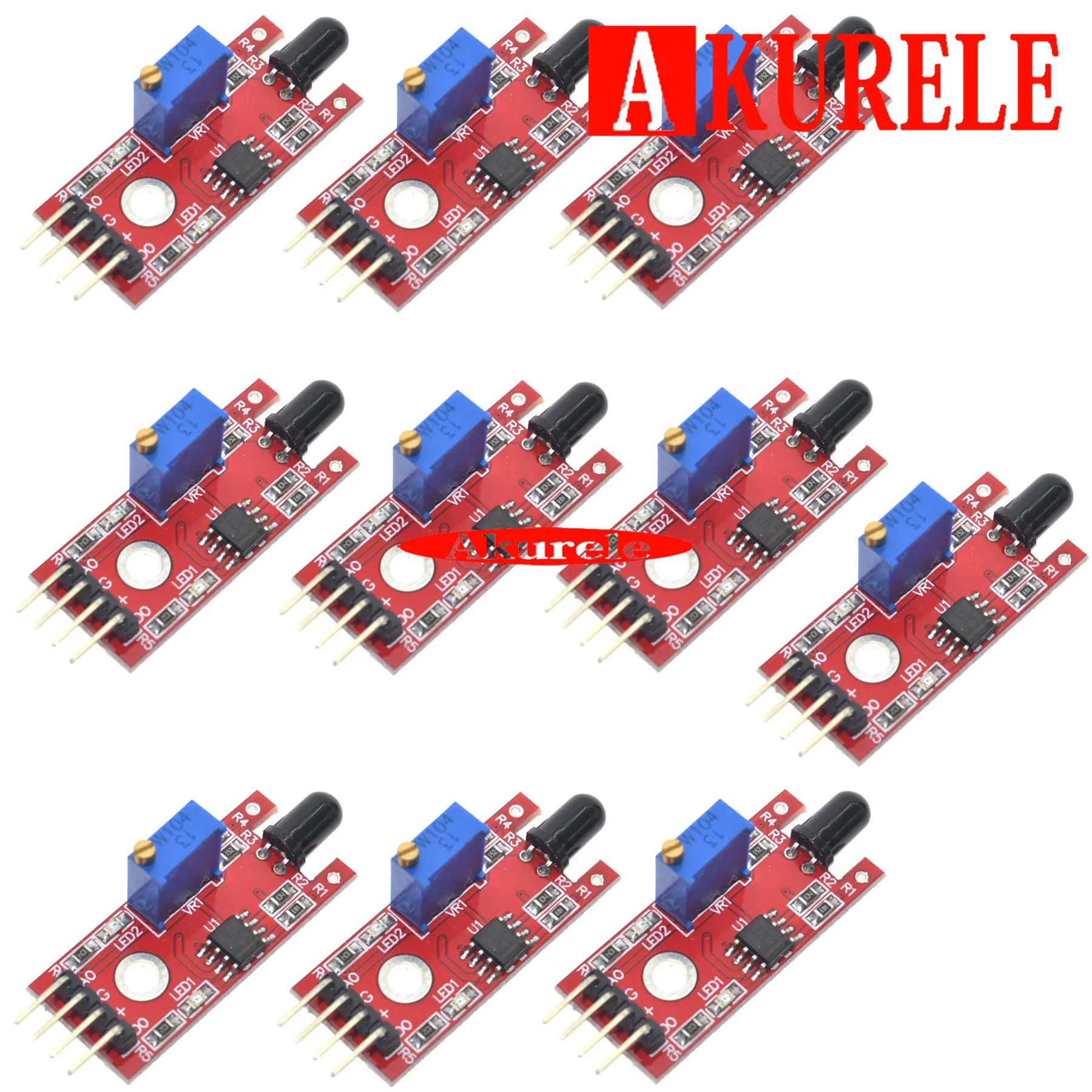 10 шт. умный датчик температуры для Arduino ky026|temperature module|temperature sensor moduletemperature detector |
