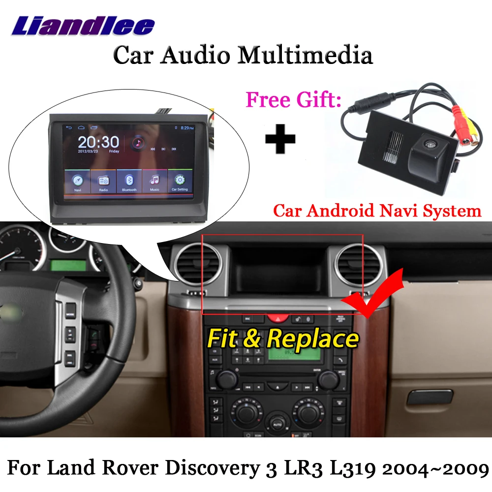 

Автомобильный мультимедийный плеер Android для Land Rover Discovery 3 LR3/L319 2004-2009, радио, GPS-навигация