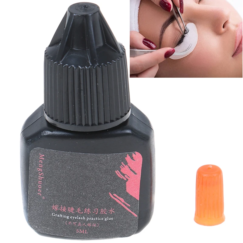 

5ml Eyelash Extension Glue 1-3 Seconds Fast Drying Eyelashes Glue Pro Lash Glue Black Adhesive Retention Glue Make Up Tool