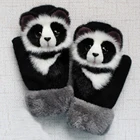 2020 перчатки с животным рисунком для женщин и мужчин, модные осенне-зимние теплые вязаные перчатки унисекс из плюша для улицы, женские перчатки