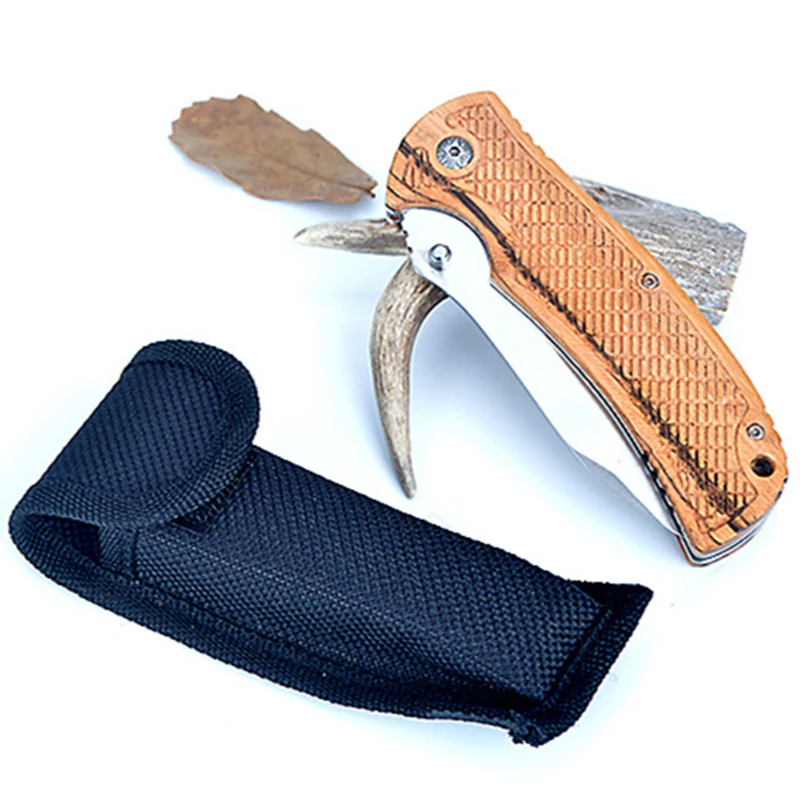 8&quot Folding Knife 440C Titanium Coating Blade Pocket Survival Knives Hunting Tactical Camping Outdoor Tools | Инструменты