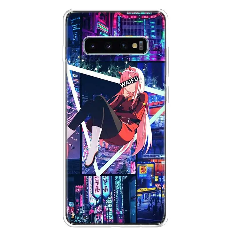 

Darling In The Franxx 002 Phone Case For Samsung Galaxy A51 A71 A70 A50 A40 A30 A20E A10S M30S A01 A6 A7 A8 A9 Plus Trend Cover