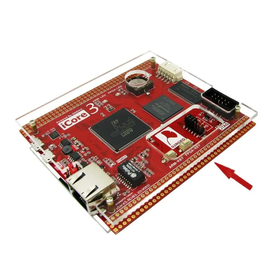 Placa de desarrollo iCore3 FPGA integrada STM32F407, n&uacute;cleo dual de grado casi industrial-3
