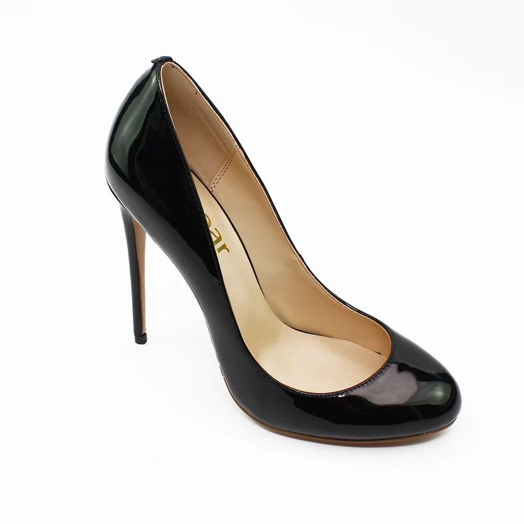 

cm round head thin high heel women's single shoes