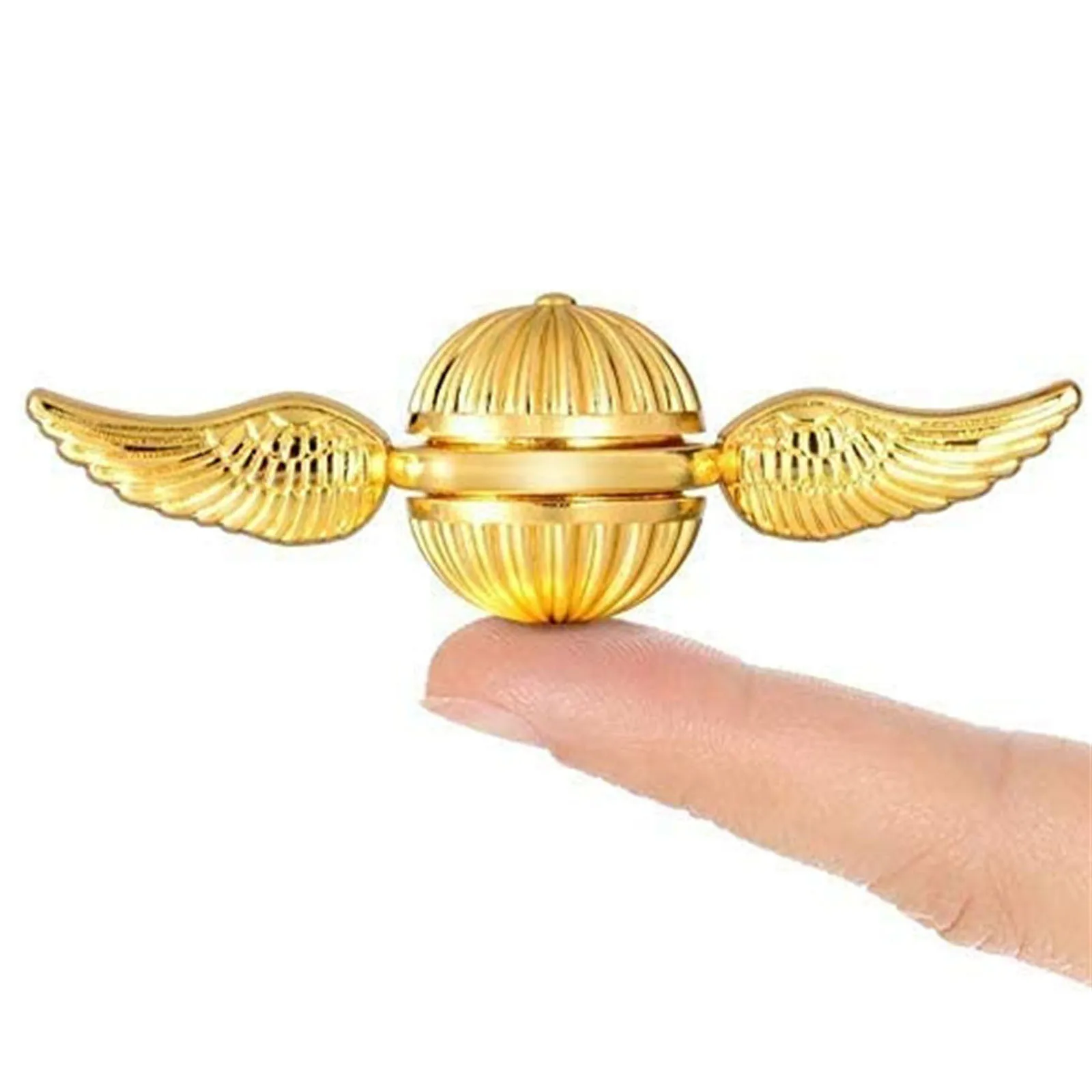

New golden ball fingertip spinning top toy children's metal finger rotating compression adult toy anxiety and stress relief