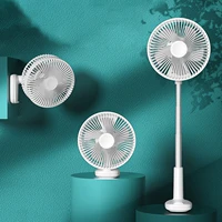 1800mah new folding mini fan portable cooling fan with 3 speeds quiet operation for office dorm bedroom strollerwhite
