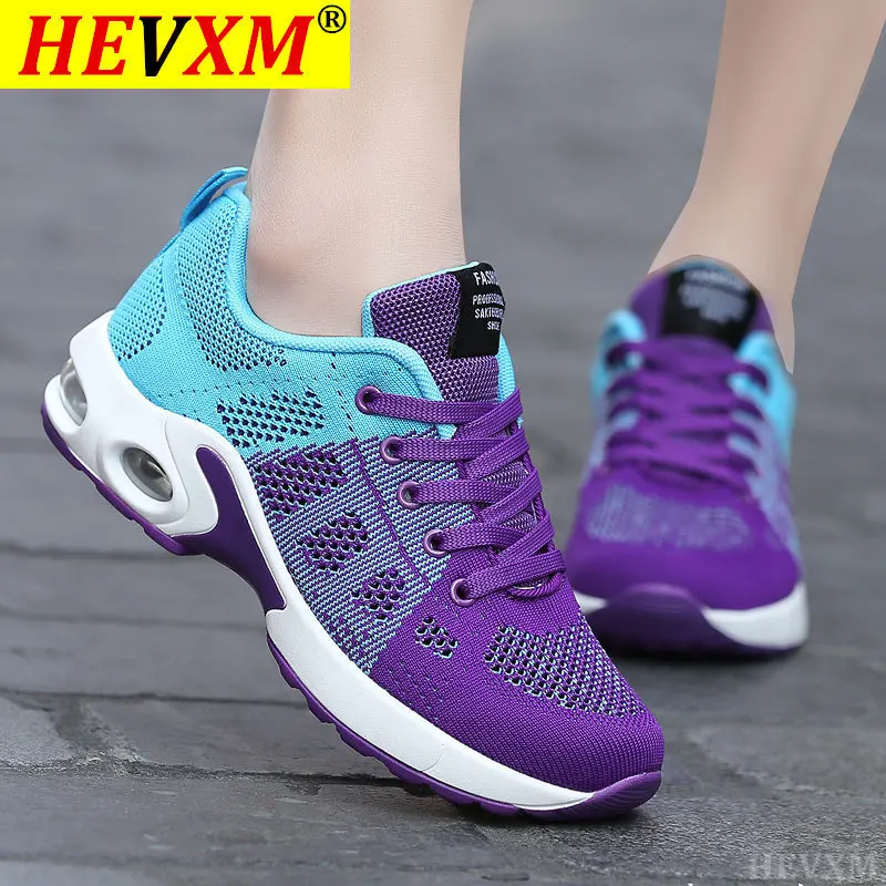 

2021 Женские кроссовки Повседневная дышащая обувь на открытом воздухе светильник Вес Спортивная повседневная прогулочная обувь; Кроссовки; ...