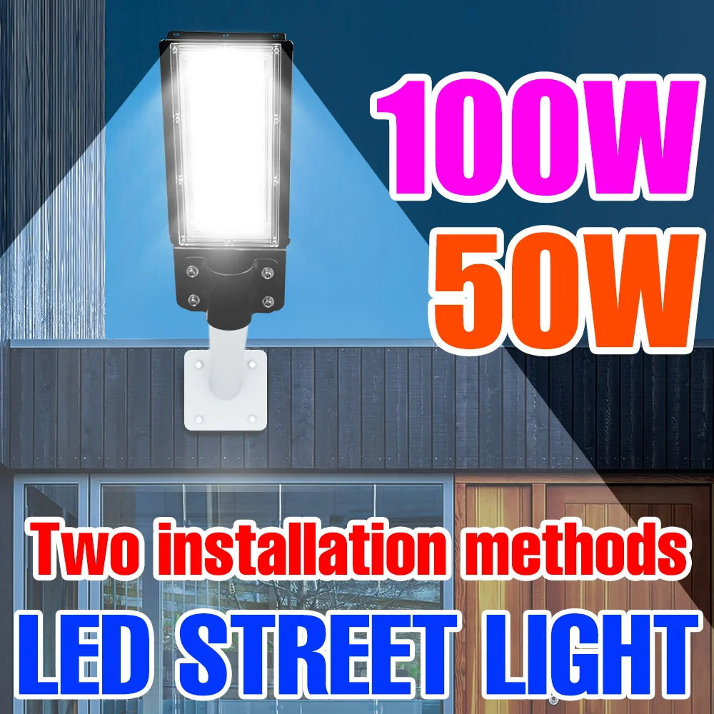

LED Street Spotlights Outdoor Lighting Wall Lamp 220V Waterproof Floodlight 50W 100W For Garden High Brightness LED Spot Lights