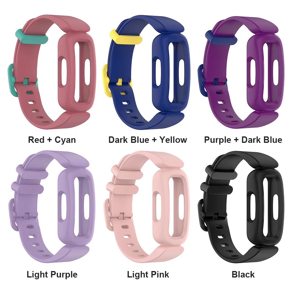 Сменный силиконовый ремешок для наручных смарт-часов цельный Браслет Fitbit Ace 3