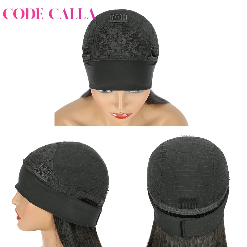 Code Calla Body Wave Headband Wig Human Hair Wigs For Black Women Brazilian Scarf No Gel Glueless Remy Curly | Шиньоны и парики