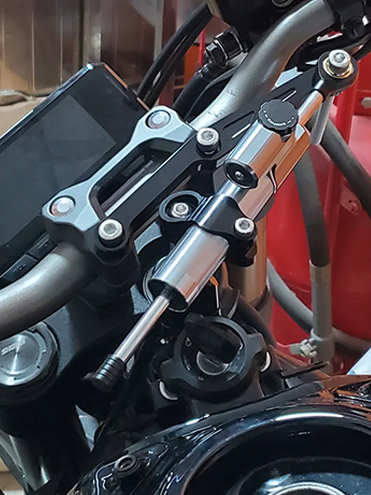 

For HONDA CB650R CB 650R 2019-2020 Motorcycle Accessories Steering Dampers Stabilizer Shock Absorber Bracket CNC Aluminium Alloy
