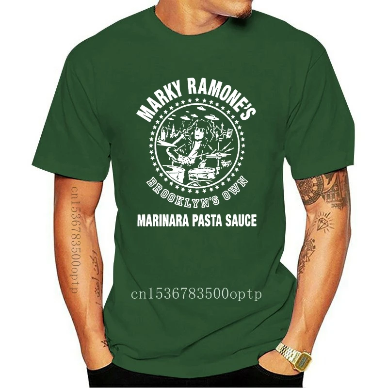 

New Marky Ramone T Shirt Marinara Pasta Sauce Seal Logo Official Mens 2021 Black Size