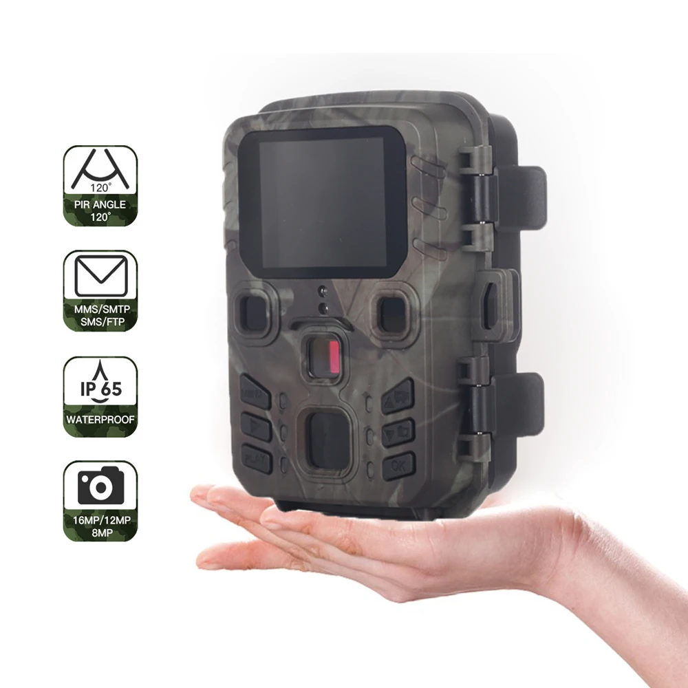 

Mini301 Hunting Wild Trail Camera 20MP 1080P Outdoor Wildlife Cameras Scouting Surveillance Night Vision Photo Traps Tracking