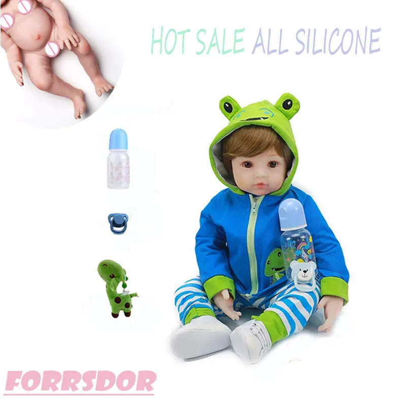 48 см все силиконовые куклы Bebe Reborn реалистичные милые детские игрушки на день