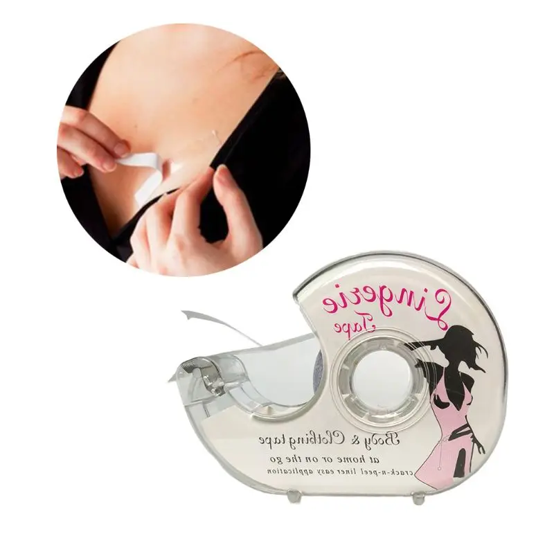 

3 Meters Double Sided Body Tape Self-Adhesive Bra Clothes Dress Shirt Secret Lingerie Sticky With Dispenser Safe Accessories