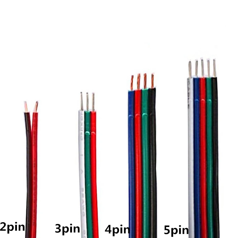 Электрический провод из белого и черного луженого меди двухконтактный ПВХ 16awg