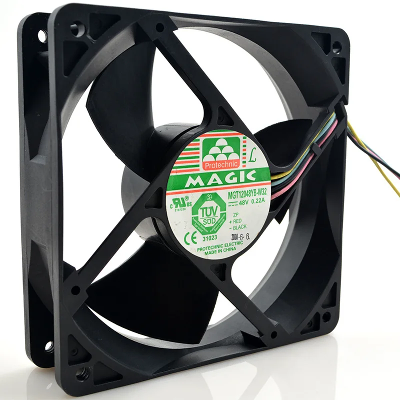 

Для Yongli magic mgt12048yb-w3248v0.22a12032120cm 4-проводной вентилятор охлаждения