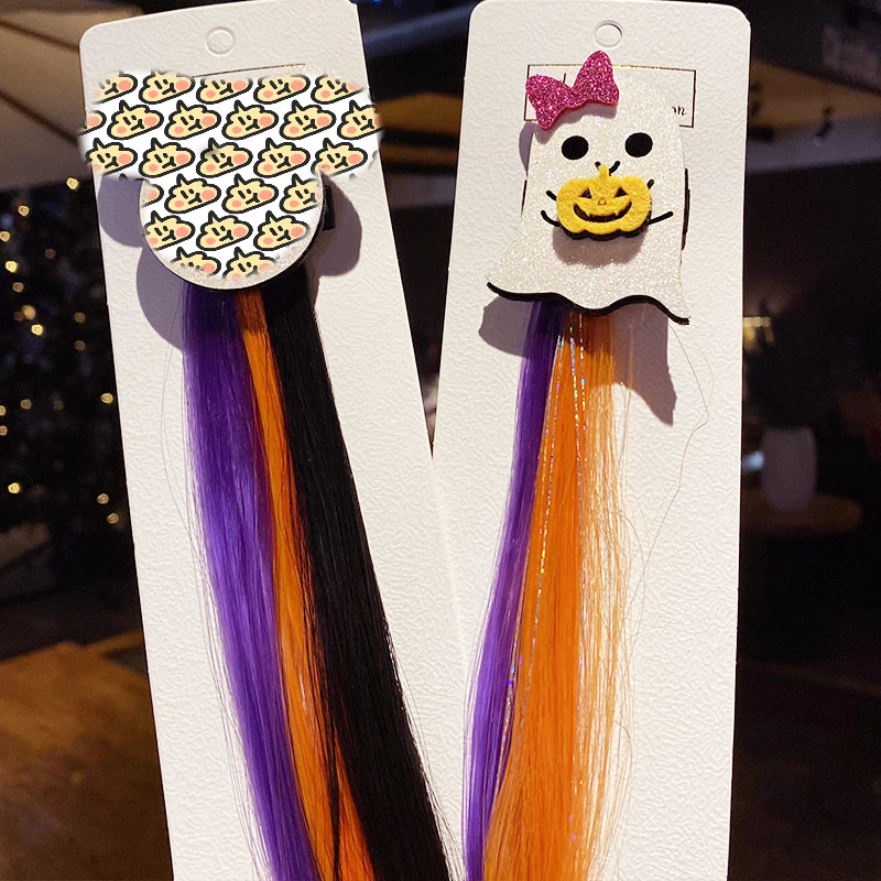 Детский парик на Хэллоуин Шпилька для волос заколка Утконос летучая мышь тыква