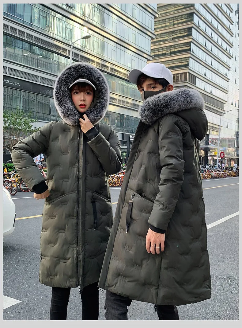 Cotton padded men's winter new Korean down cotton padded jacket couple fashion men's coat men clothes