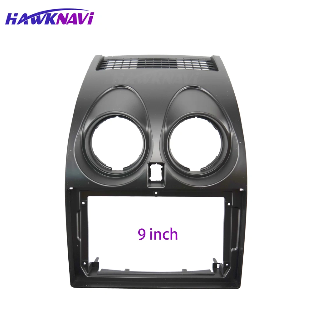 

2Din 9 Inch Car Radio Stereo Frame for Nissan Qashqai 2008-2013 Auto Audio Navigation Modified Face Mount Fascia Bezel Kit