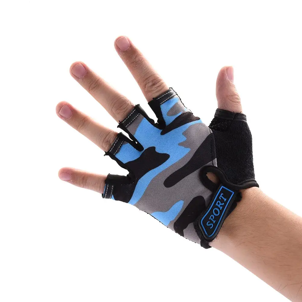 Детские перчатки для верховой езды защиты велосипеда впитывающие пот дышащие