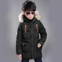 children down jackets 2021 winter coats for boys warm hooded outerwear parkas kids clothing for boy thicken jacket 8 10 12 year