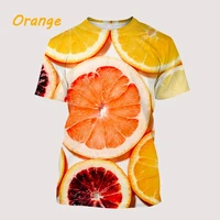 newest fashion 3d printing fruit t shirts mens and womens comfortable and fashionable personality short sleeved casual t shirt