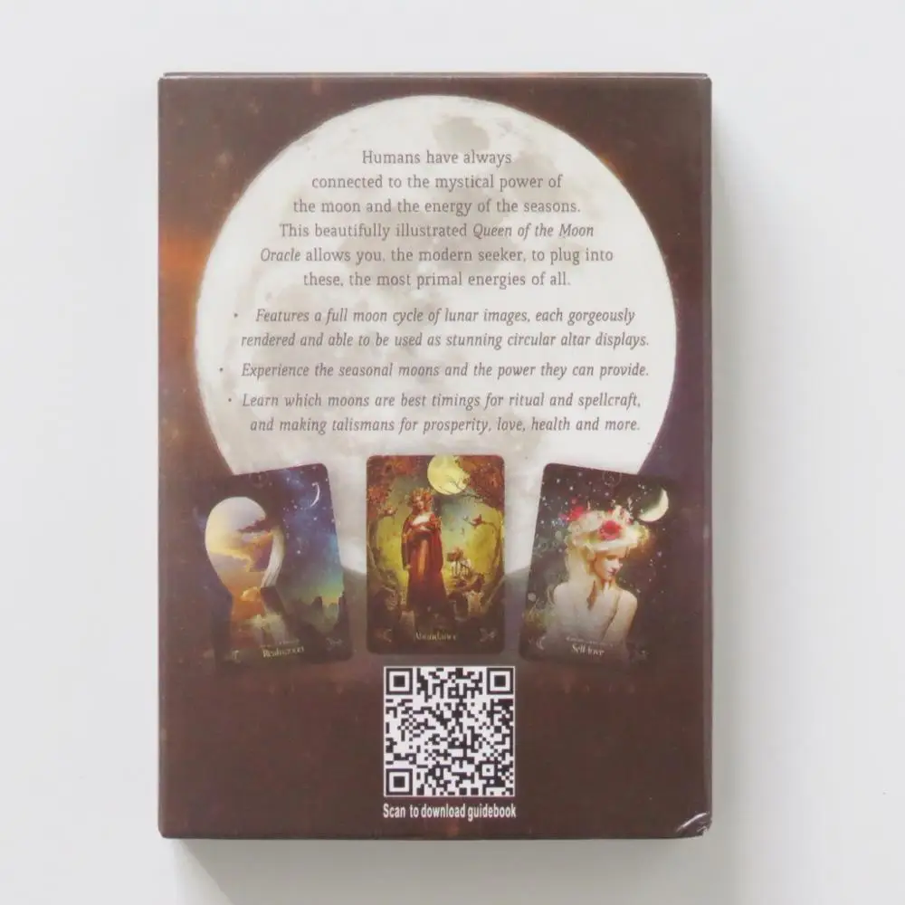 Новые карты Таро oracles deck загадочная гадка королева Луны для женщин девочек Игра