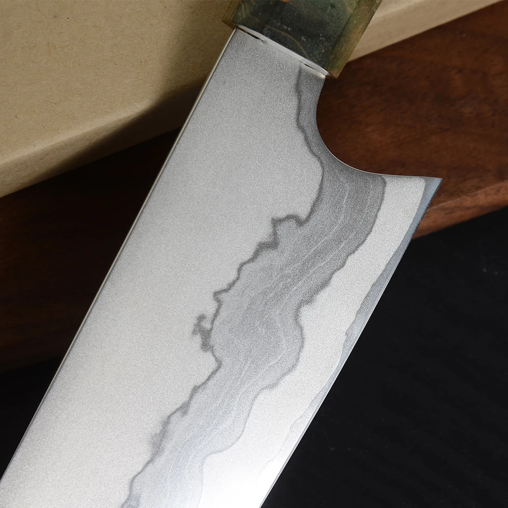 Набор ножей из дамасской стали Chef's Nakiri 67 слоев японского Дамасского шеф-повара