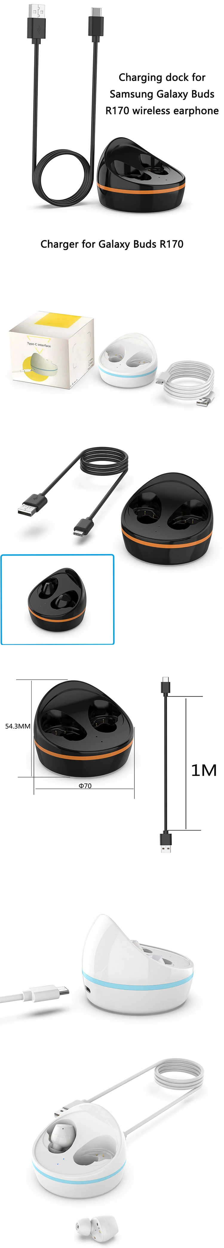 Зарядная док-станция для samsung galaxy Buds R170 беспроводные наушники аксессуары зарядное устройство Замена адаптер для galaxy buds гарнитура