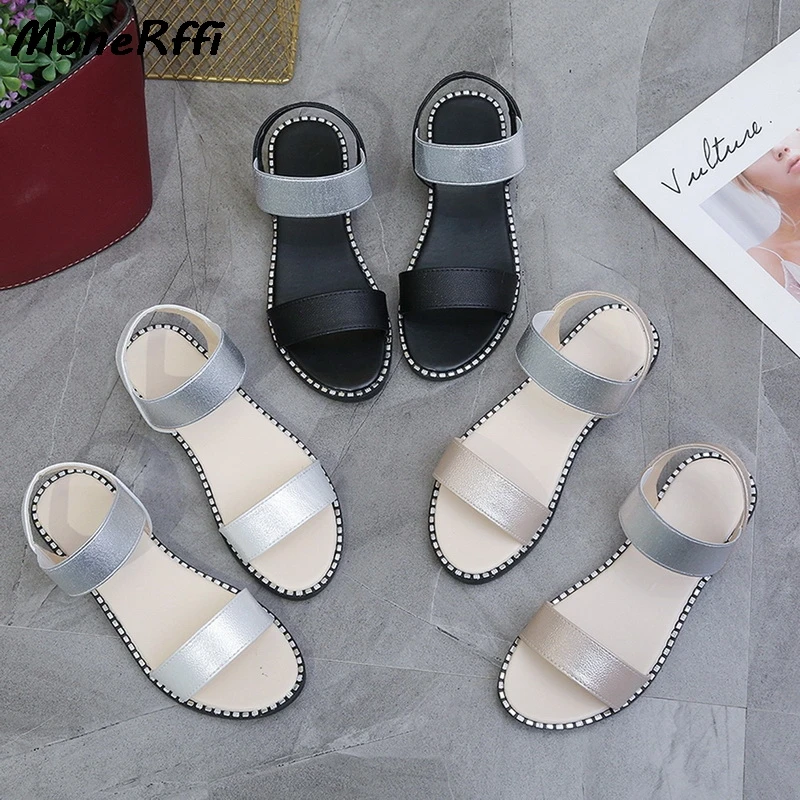 

Shoes Woman 2020 Flat Shoes For Women Flat Beach Sandals Summer Shoes Slingbacks Female Women Shoes Office Lady Elegant Sandals