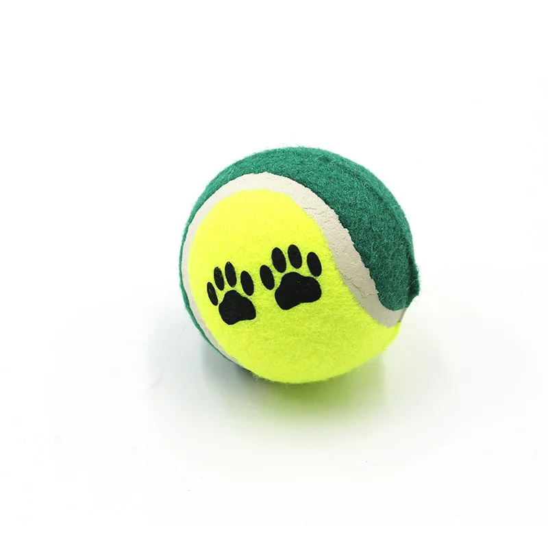 

Pet Toy Ball Tennis Footprints Dog Training Ball Dog Throwing Toys Pet Toys Interaction