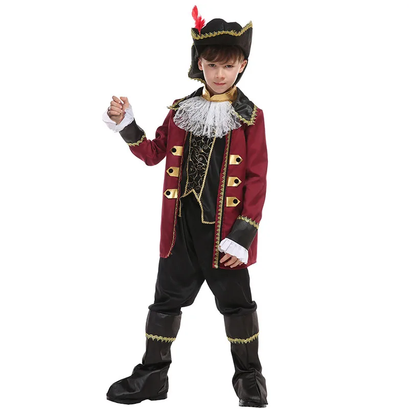 

Cosplay Fancy Dress Carnival Costumes pirates christmas halloween costumes for kids boys Role-Playing Games Cloth