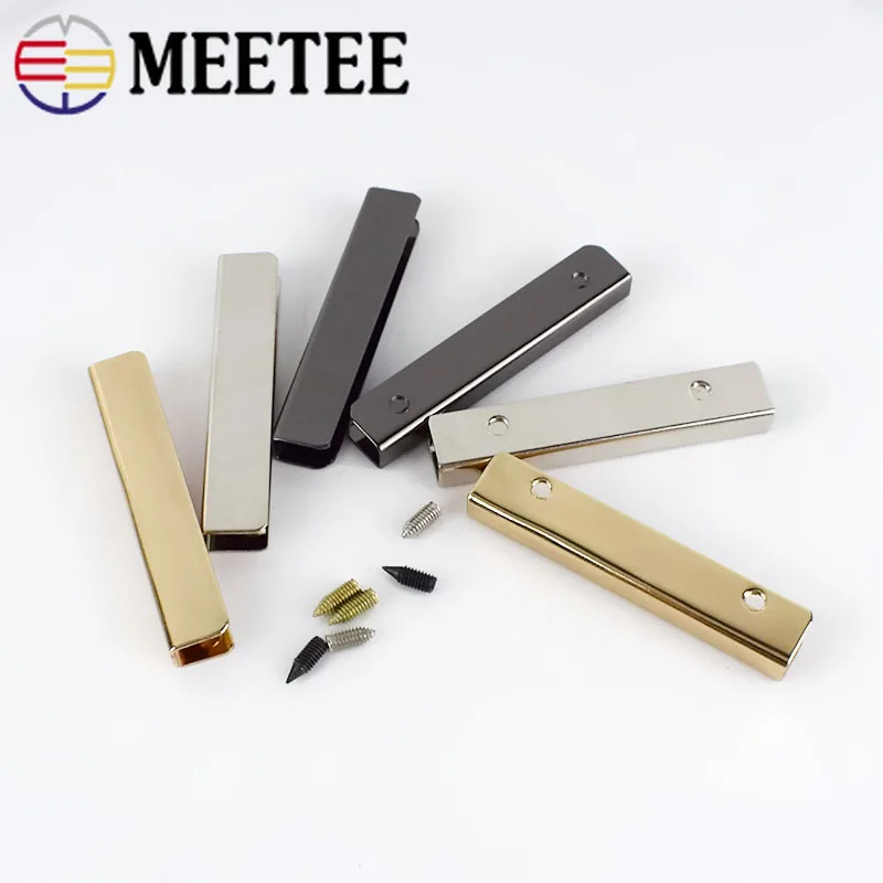 Meetee 5 см сумка Угловые винты зажим края протектор металлические пряжки кошелек