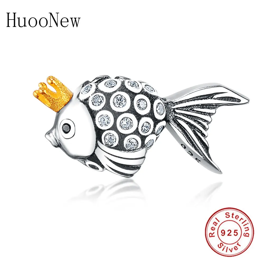 Золотая Корона рыба животное бисер весна 2019 оригинал Pulsera подвески браслет