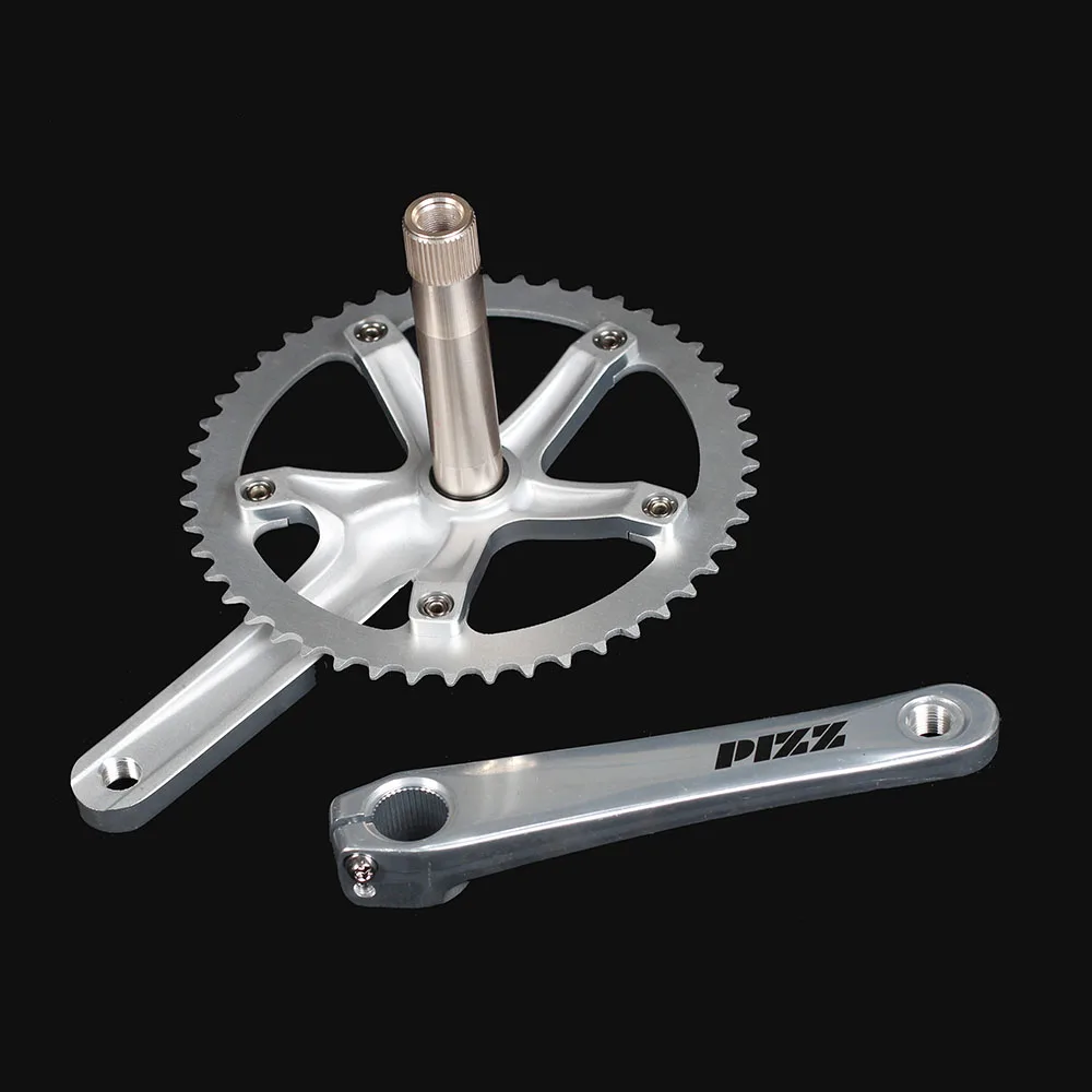 Велосипедный кривошипный комплект с фиксированной передачей 165 мм 48T 49T 51T
